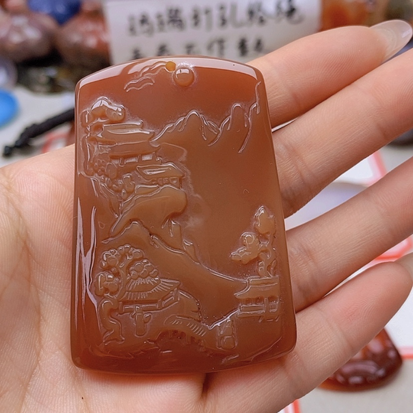 【闪购商品】未镶嵌玛瑙/玉髓珠宝半成品在***撩