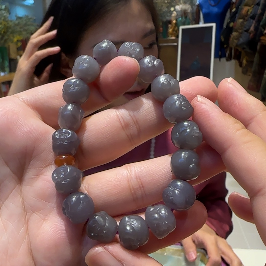 和田玉手链未镶嵌