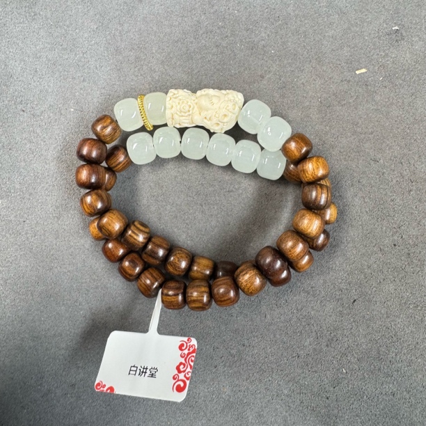 B353沉木桶珠手串