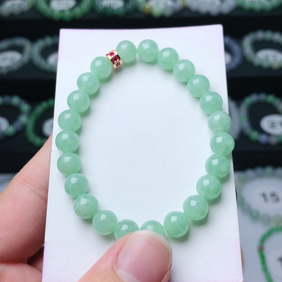 翡翠手链未镶嵌翡翠