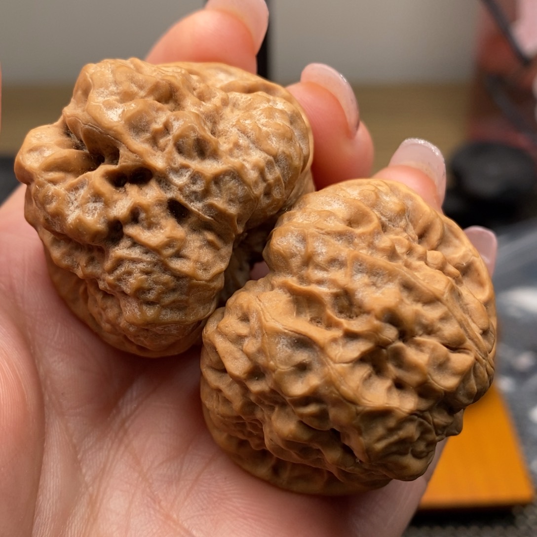 文玩核桃把件边41左右全品