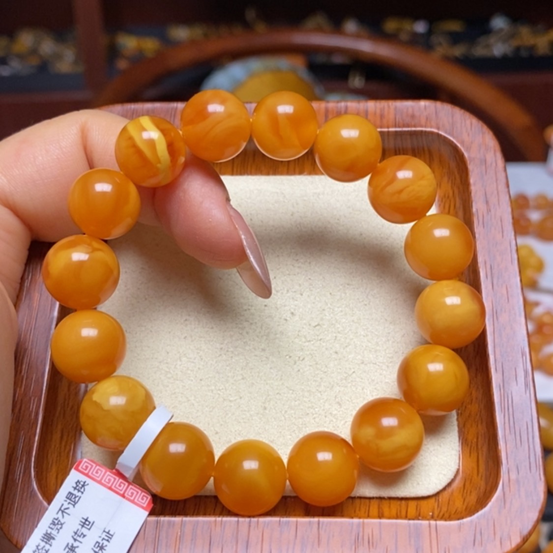 【闪购商品】蜜蜡手链未镶嵌手串