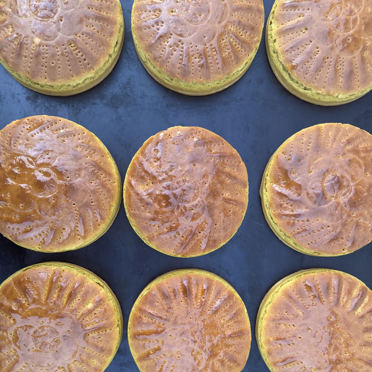 【老单农庄】纯手工老发面麦草锅盔