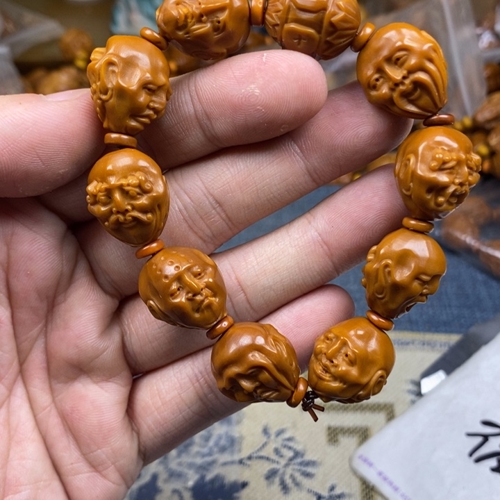 橄榄核手串/手链橄榄核雕工艺手串