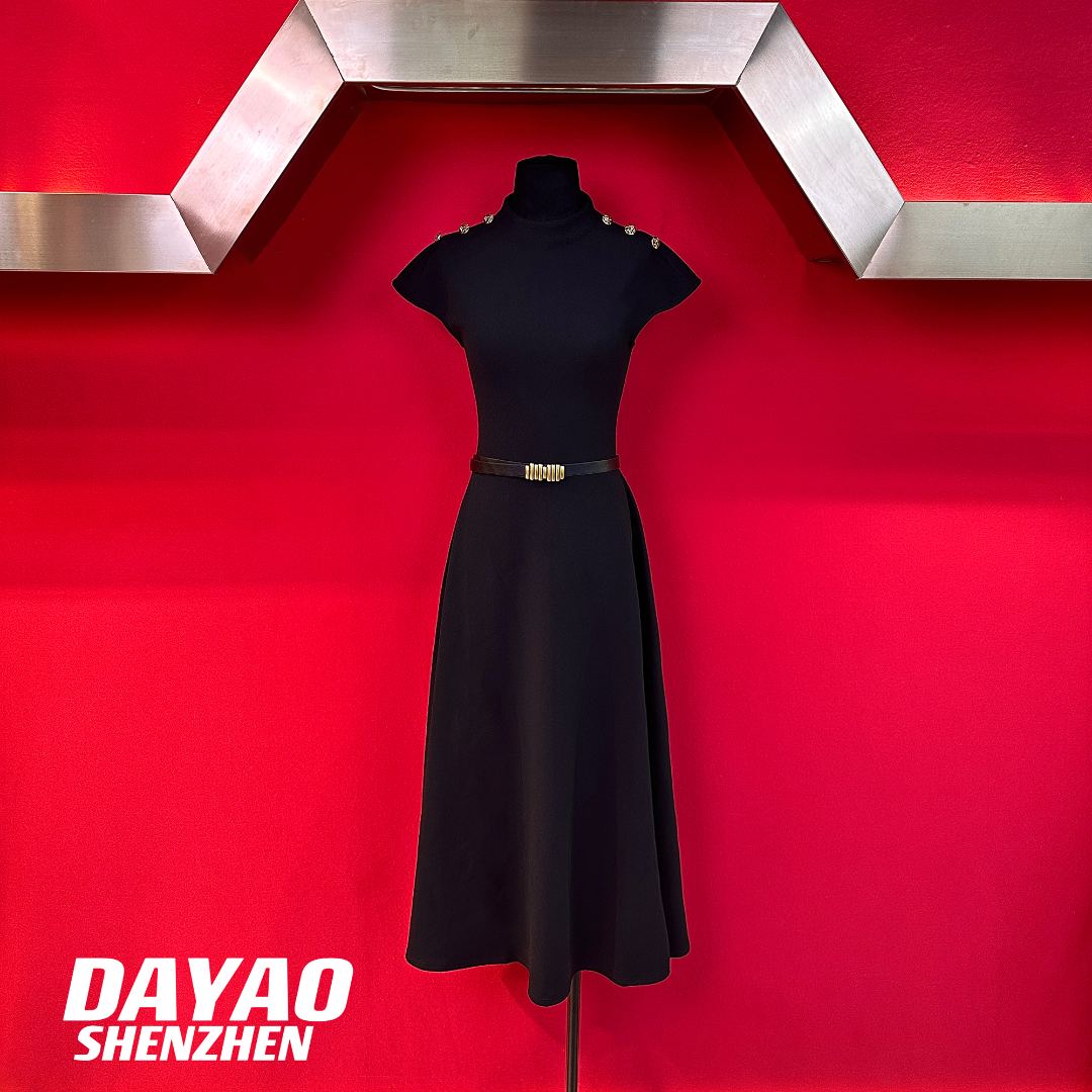 「DAYAO」 24s新款显瘦收腰气质名媛风高档连衣裙轻奢女装WY24601
