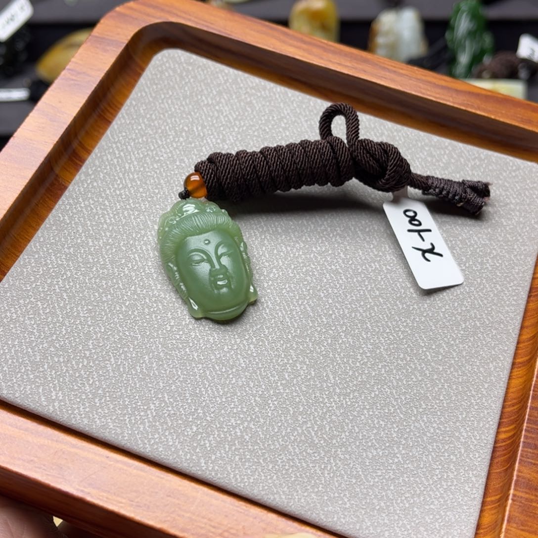 和田玉（碧玉）挂件未镶嵌