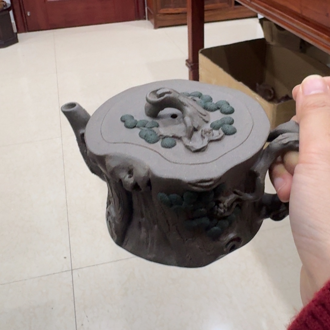 紫砂茶壶冠*阁宜兴紫砂 原矿正品