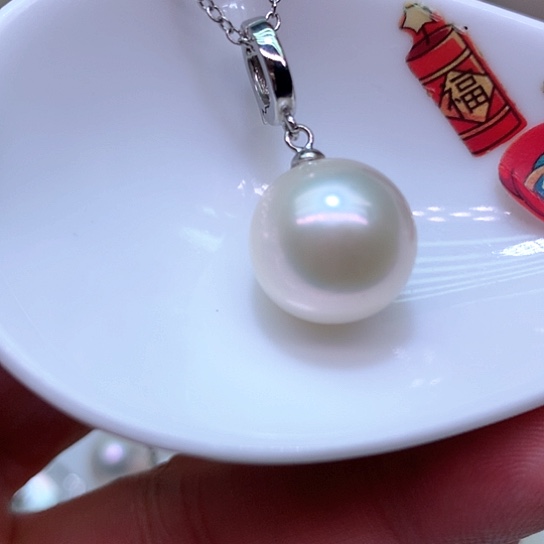 淡水珍珠耳饰银S925镶嵌