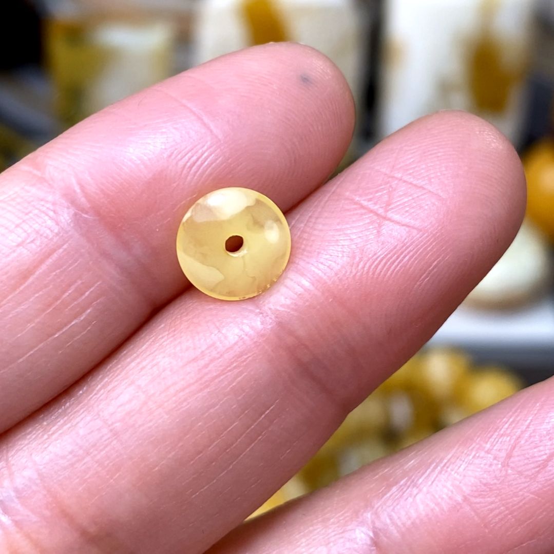 裸石琥珀未镶嵌艺*隔片