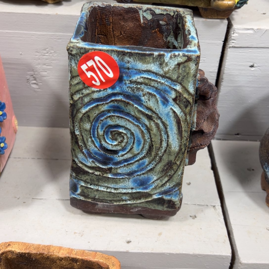 微瑕570 号陶然花器手工花盆