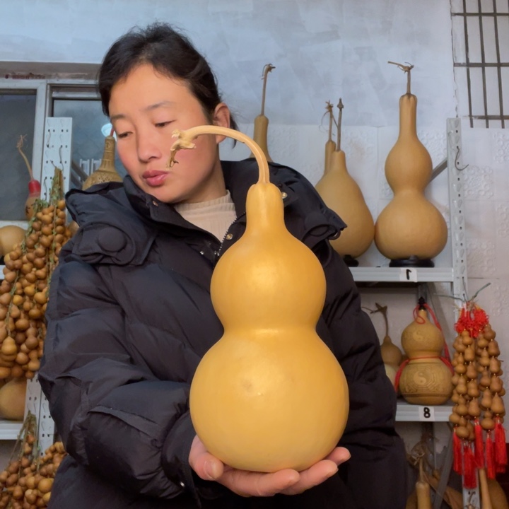 皆***喜天然植物葫芦文玩