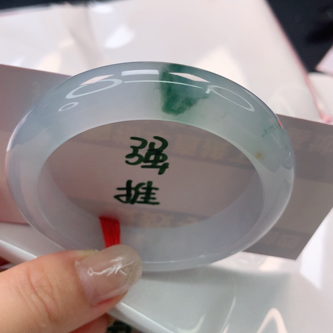 翡翠手镯未镶嵌缅甸天然A货翡翠