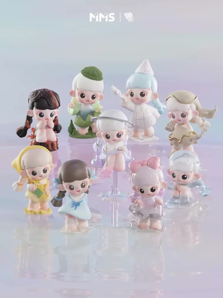 【拆盒】倒倒自然会有回答盲盒女孩摆件玩具公仔手办送人生日礼物