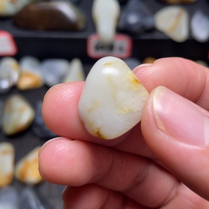 和田玉未镶嵌挂件23