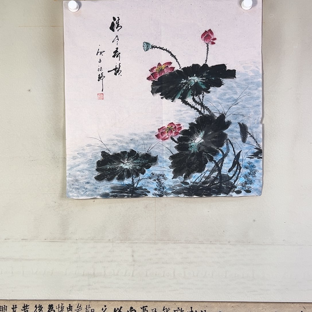 国画313 牡丹等植物生长于这里生长