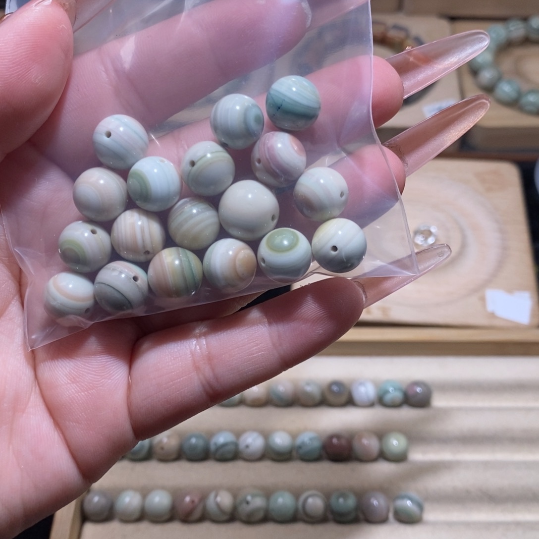 石英质玉手链未镶嵌?***水