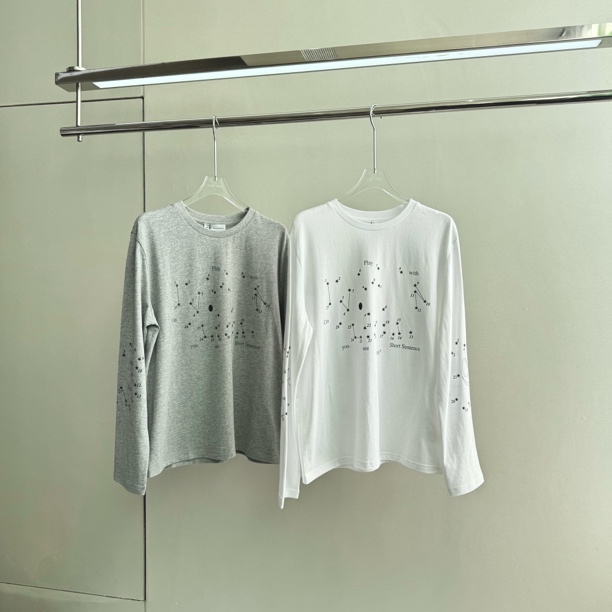 【新品】Short Sentence短句 25春季新款小落肩长袖T恤 正品授权