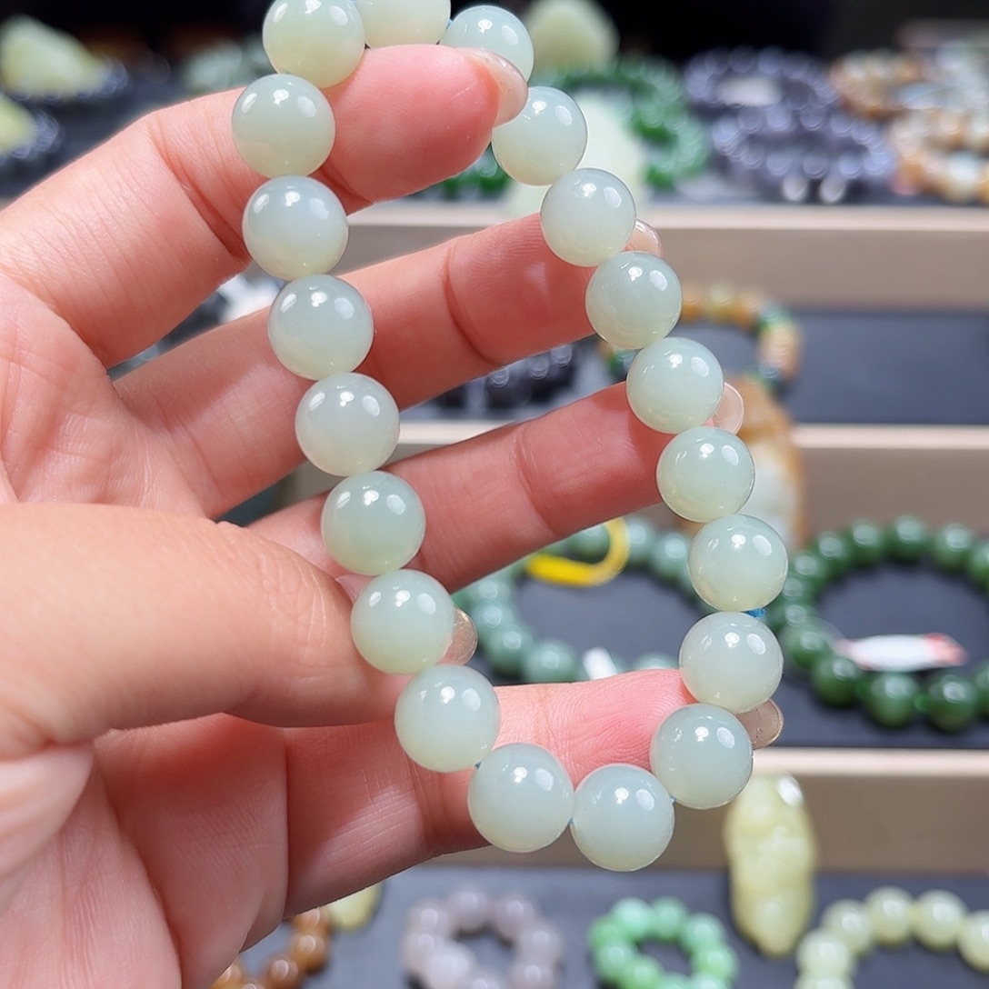 和田玉未镶嵌手链迪克兰 10 细 