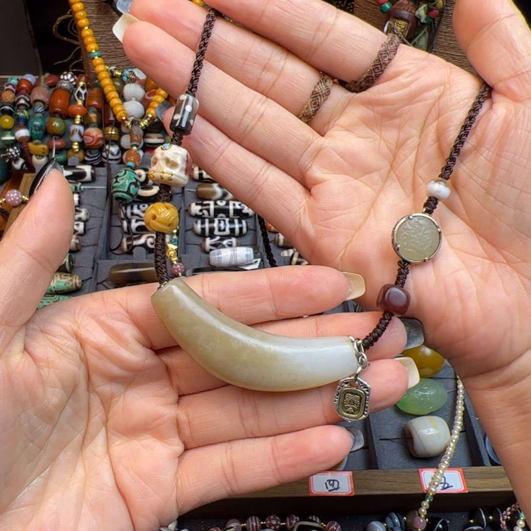 玛瑙/玉髓未镶嵌项链