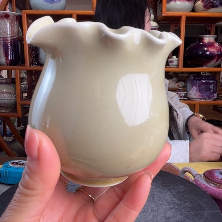 牛家钧窑牛自恒老师钧瓷公道杯