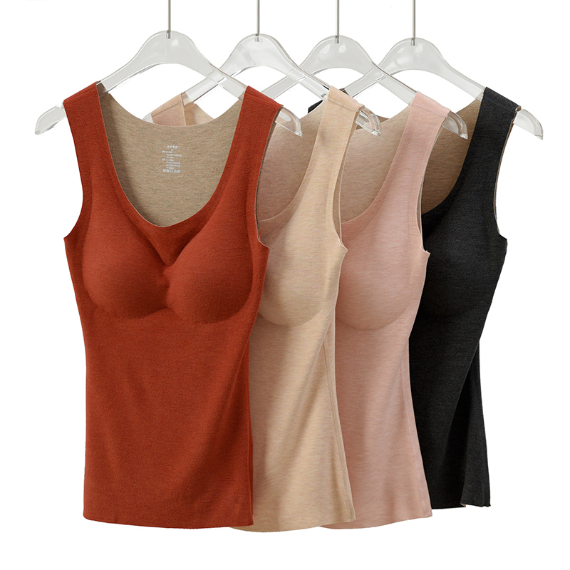 【秋冬无痕内搭】300gBRA背心随心裁免穿文胸 80633