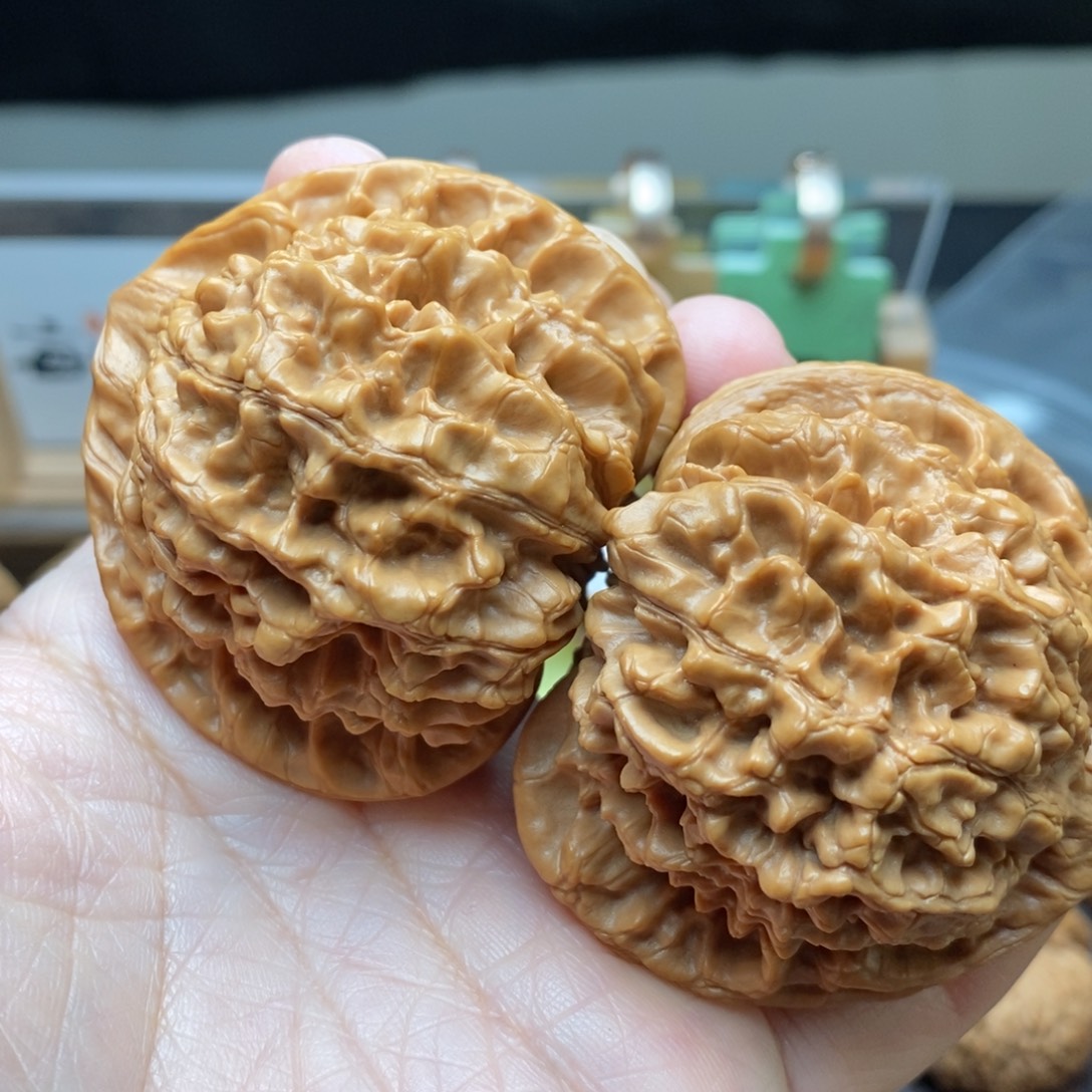 七***哥文玩核桃把件官帽53