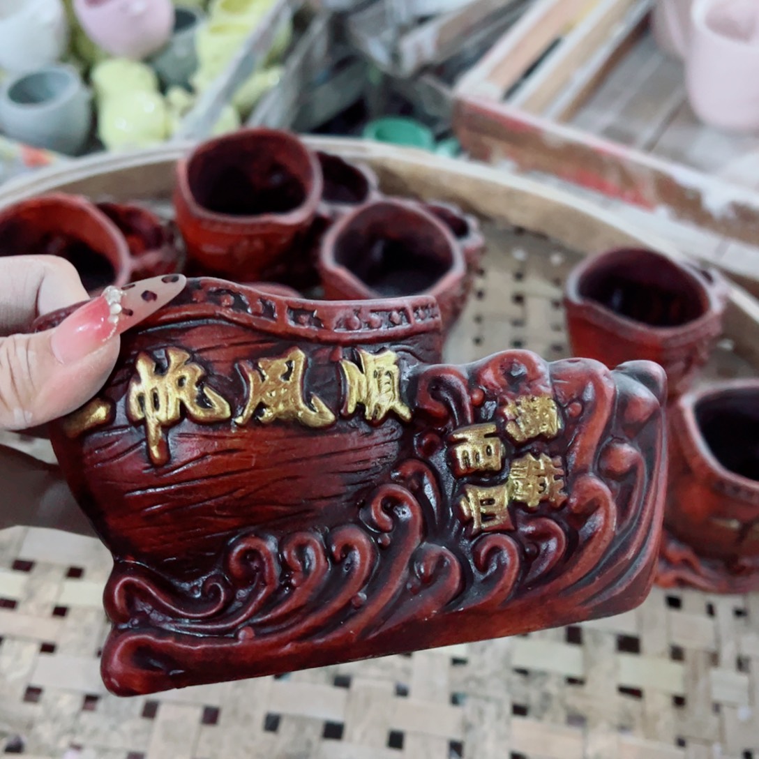 有孔，陶瓷花盆满10米包邮发货