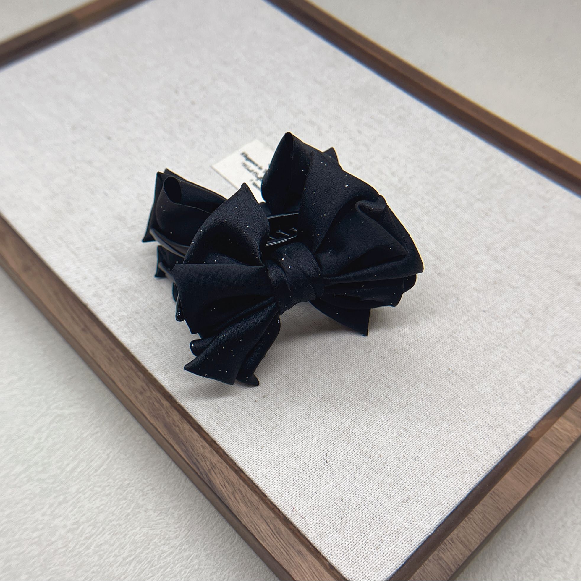 F-206韩版蝴蝶结丸子抓夹