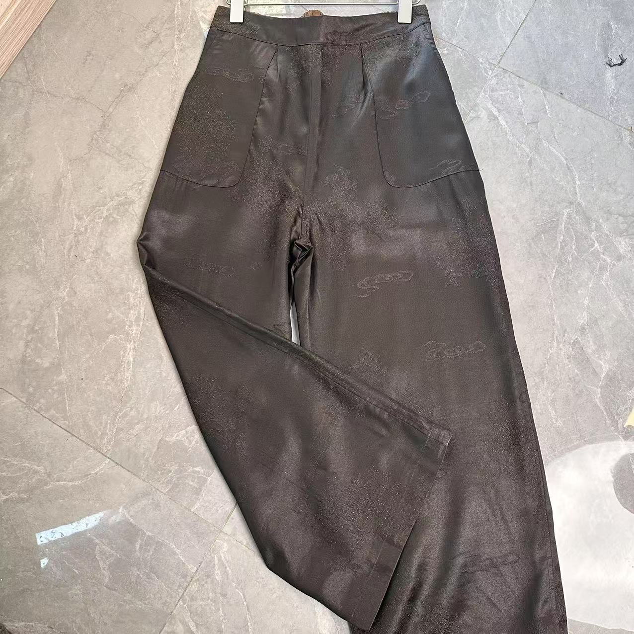 【即遇~~乔然】新中式国风重工气质高端直筒裤