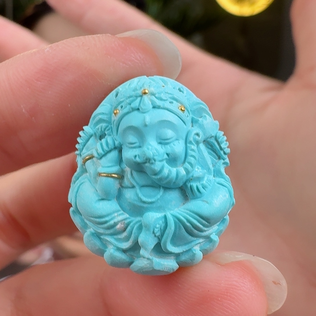 绿松石珠宝奇石未镶嵌