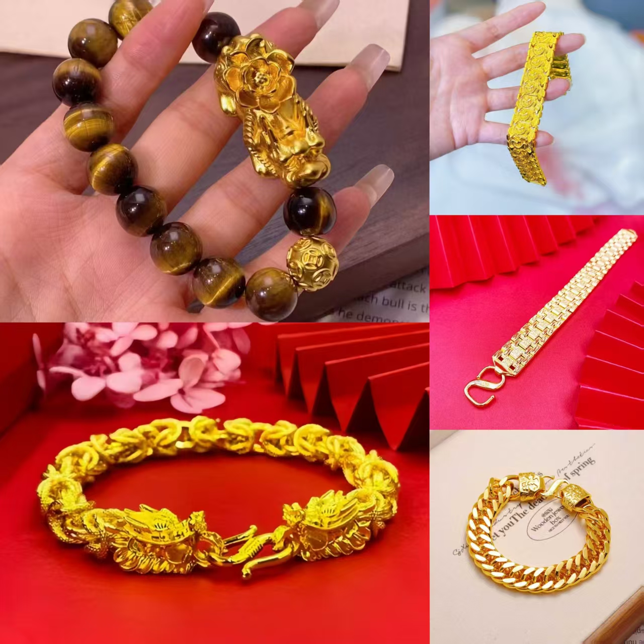 福韵天玺 铜合金手链 顺丰包邮 男款手链合集男士复古传承霸气