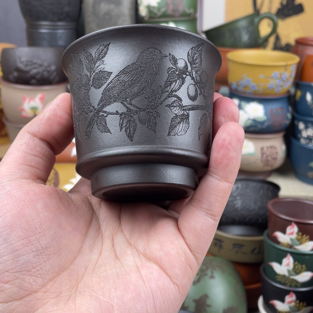 紫砂茶杯紫砂茶杯