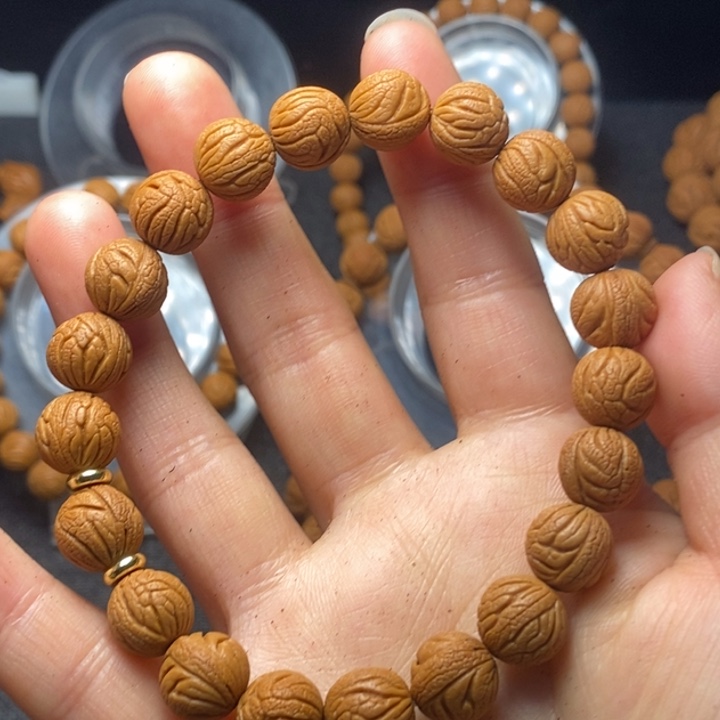 桃核吊坠秦岭山野生桃核