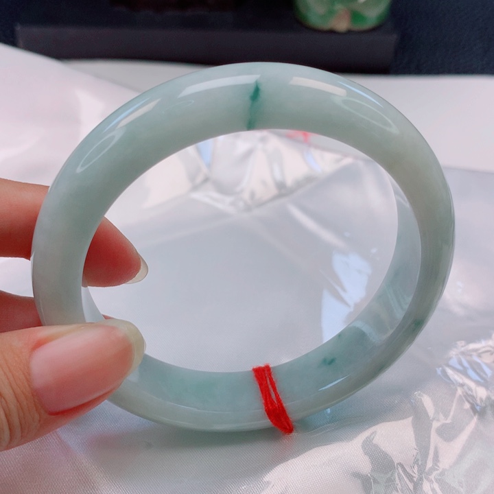 未镶嵌手镯翡翠59圈