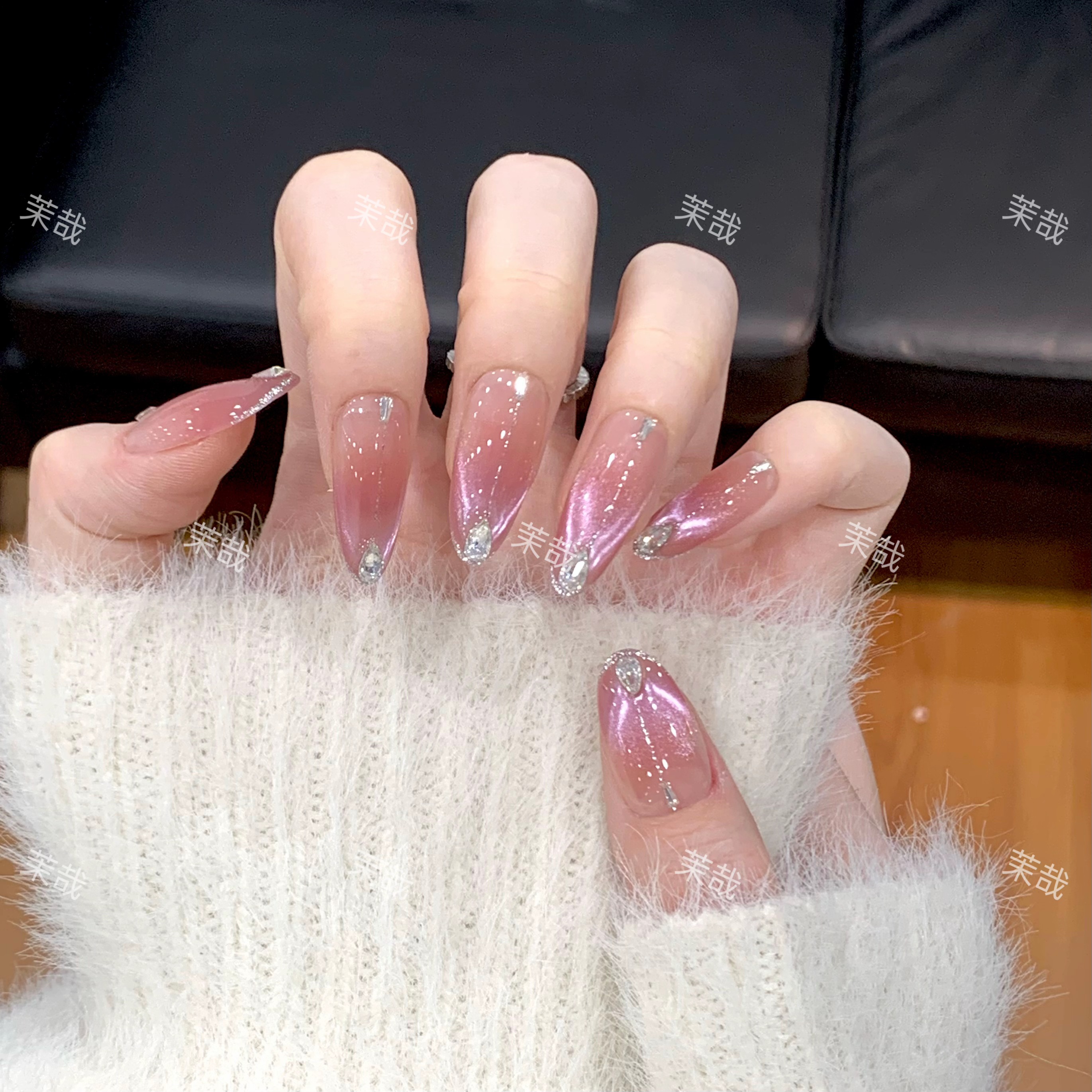 茉哉【索菲亚】纯手工定制美甲拆卸穿戴甲A3588 t