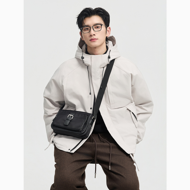 伯爵卓尔深冬工装连帽冲锋羽绒服户外男时尚保暖夹克外套K553786