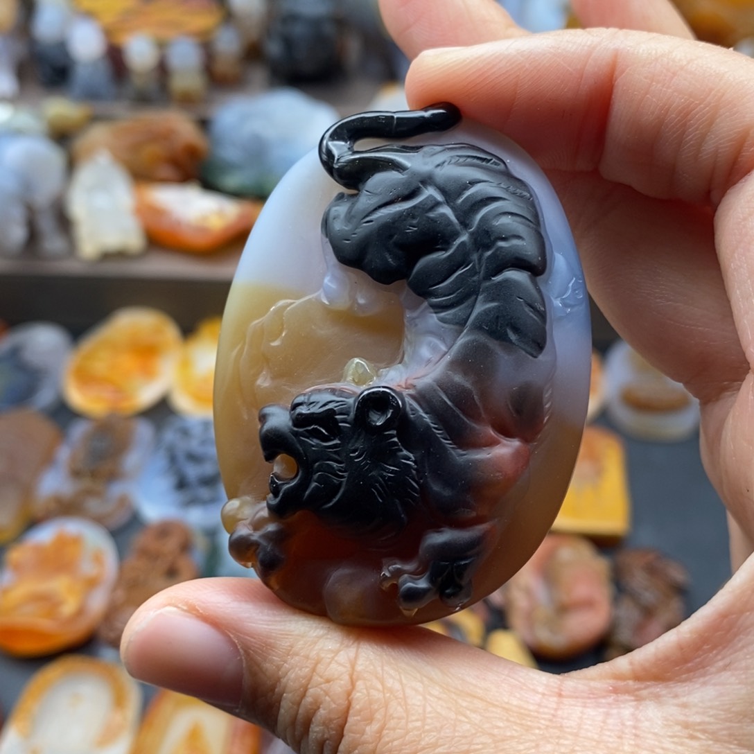 未镶嵌吊坠(不含链)玛瑙/玉髓