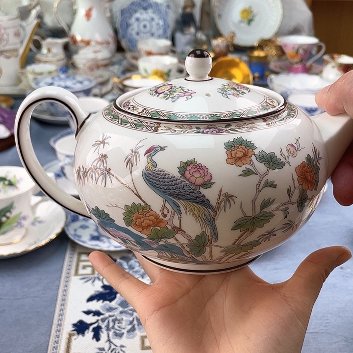 中古欧瓷瓷器小房子