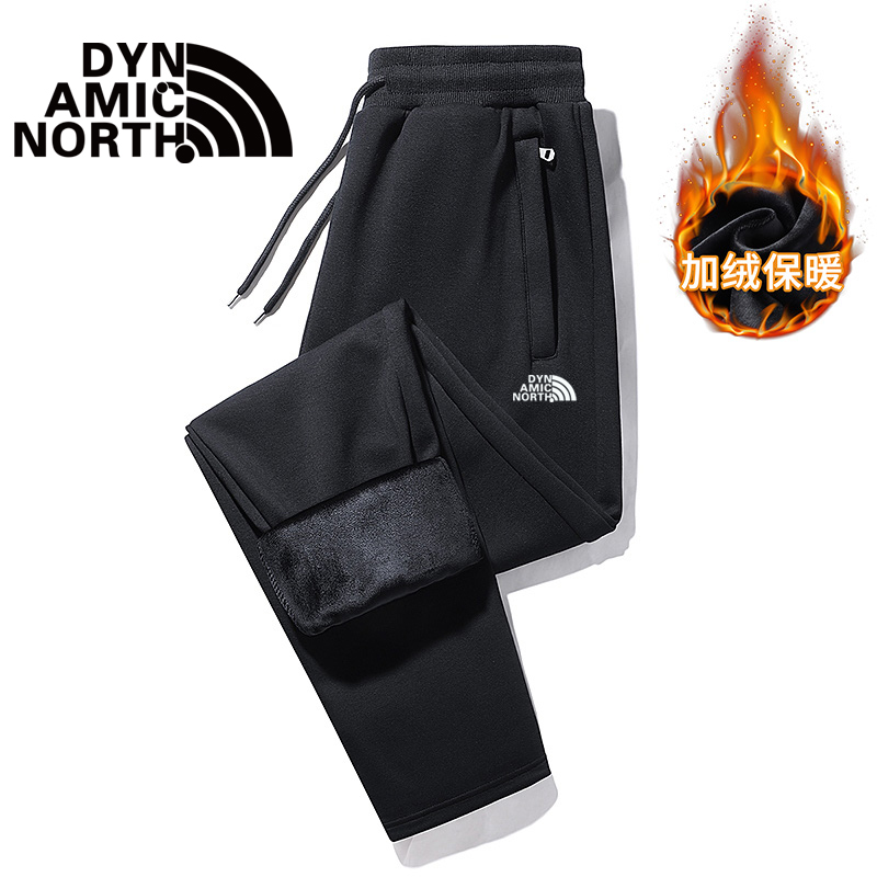DYNAMIC NORTH/动感北面休闲裤冬季休闲舒适户外直筒束口男士卫裤