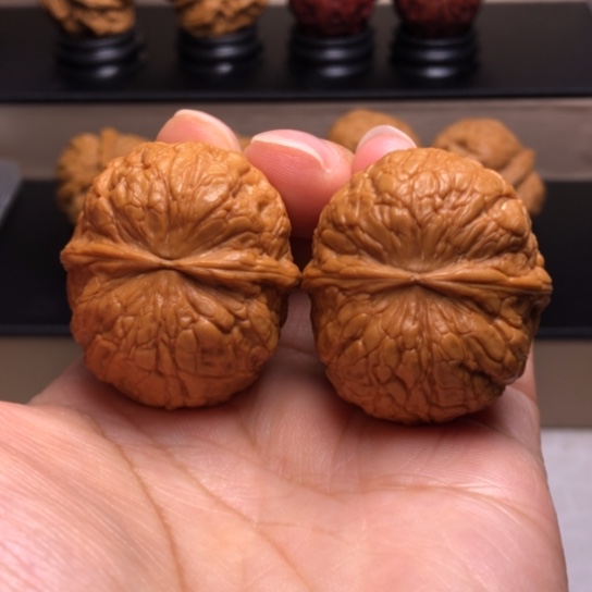 文玩核桃吊坠金蟒蛇皮球8