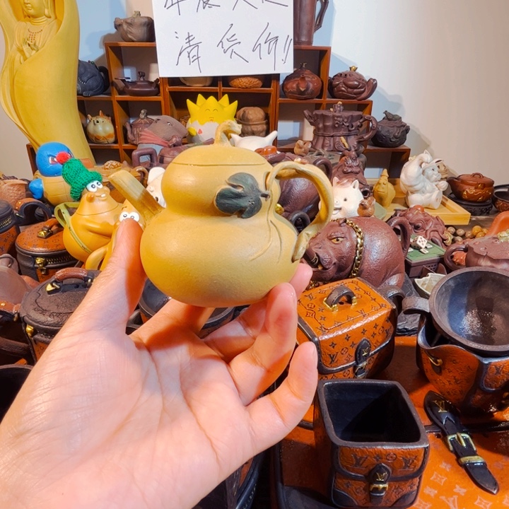 拼配泥茶壶纯手工制作过程就是