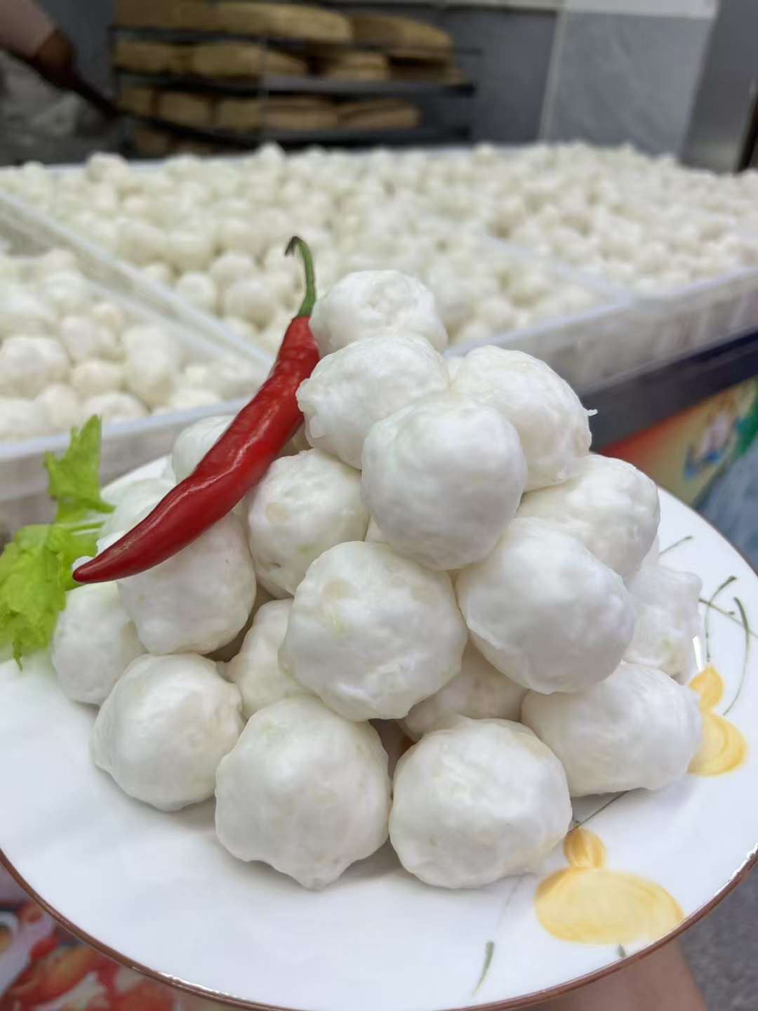 手工墨鱼丸墨鱼饼