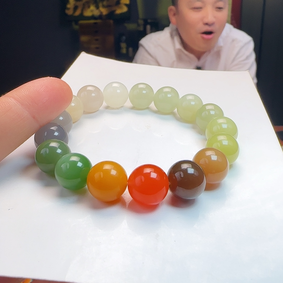 和田玉未镶嵌手链