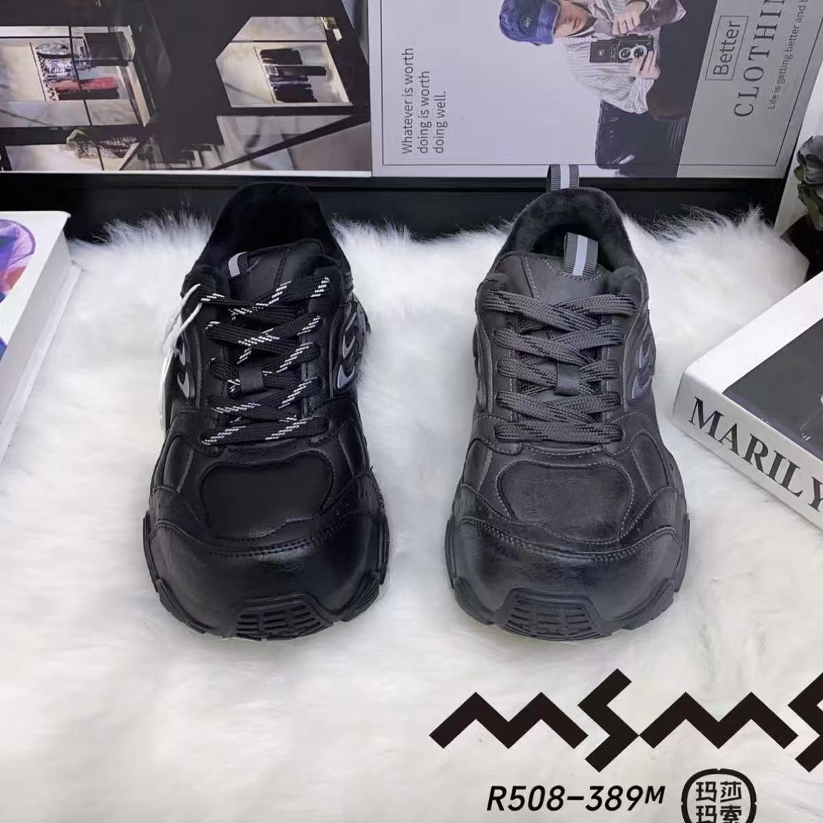 玛莎玛索508-389二棉轻奢时尚百搭休闲老爹鞋女鞋