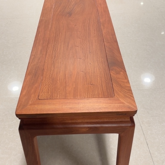 墨***锡家具紫檀木类缅花条案余款