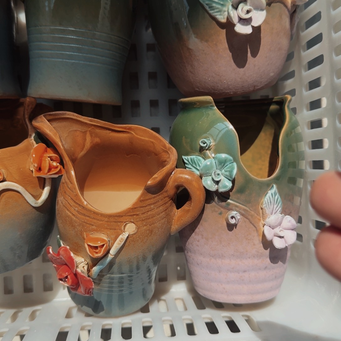 紫砂花盆瑕疵瑕疵