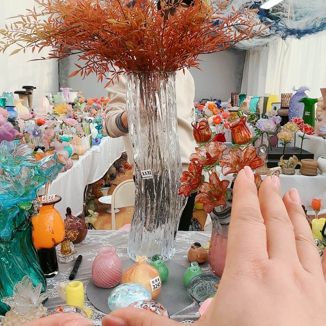 福利不退不换琉璃花瓶艺术品