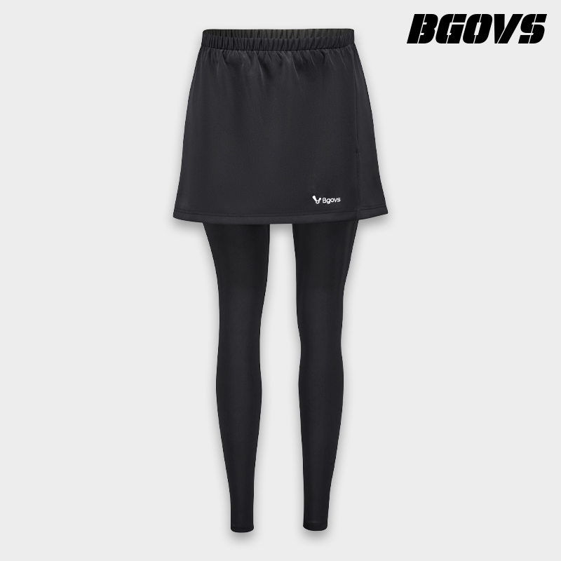 2025秋冬新品BGOVS韩国羽毛球服女款打底裙裤速干吸汗裙裤3色