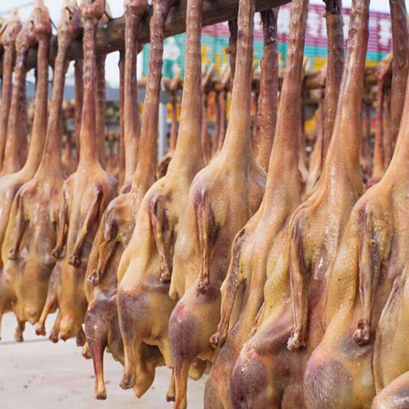 两只手工腌制打卤大鹅