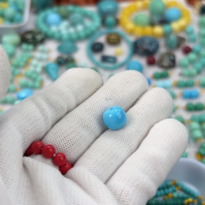 山***丶南红玛瑙未镶嵌手链绿松石